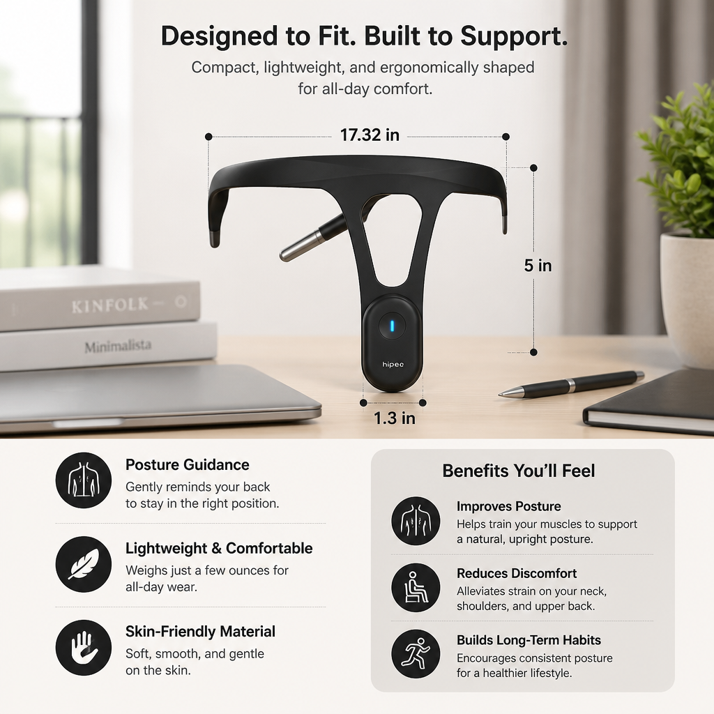 Ergonomic Posture Corrector – Back Support Device for Improving Healthy Posture in Daily Life