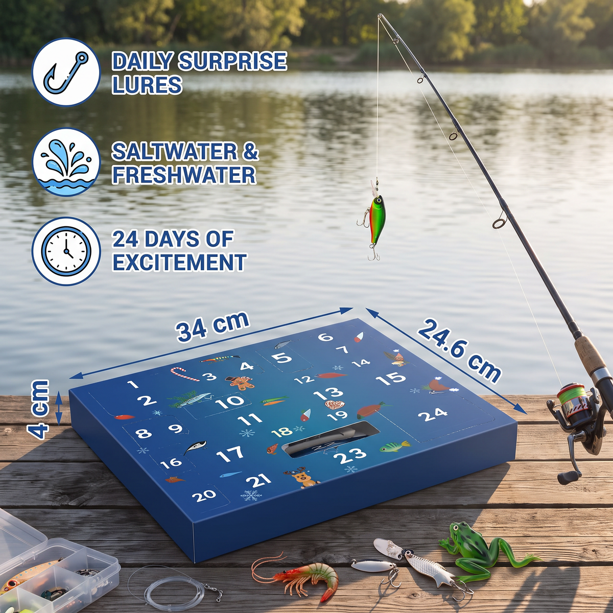 24-Day Fishing Advent Calendar