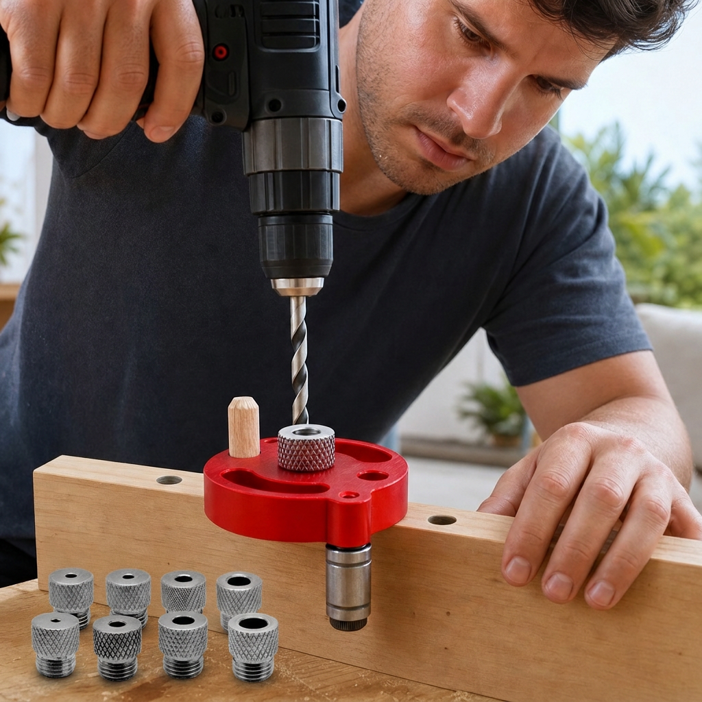 Self-Centering Doweling Jig – Precision Drill Guide