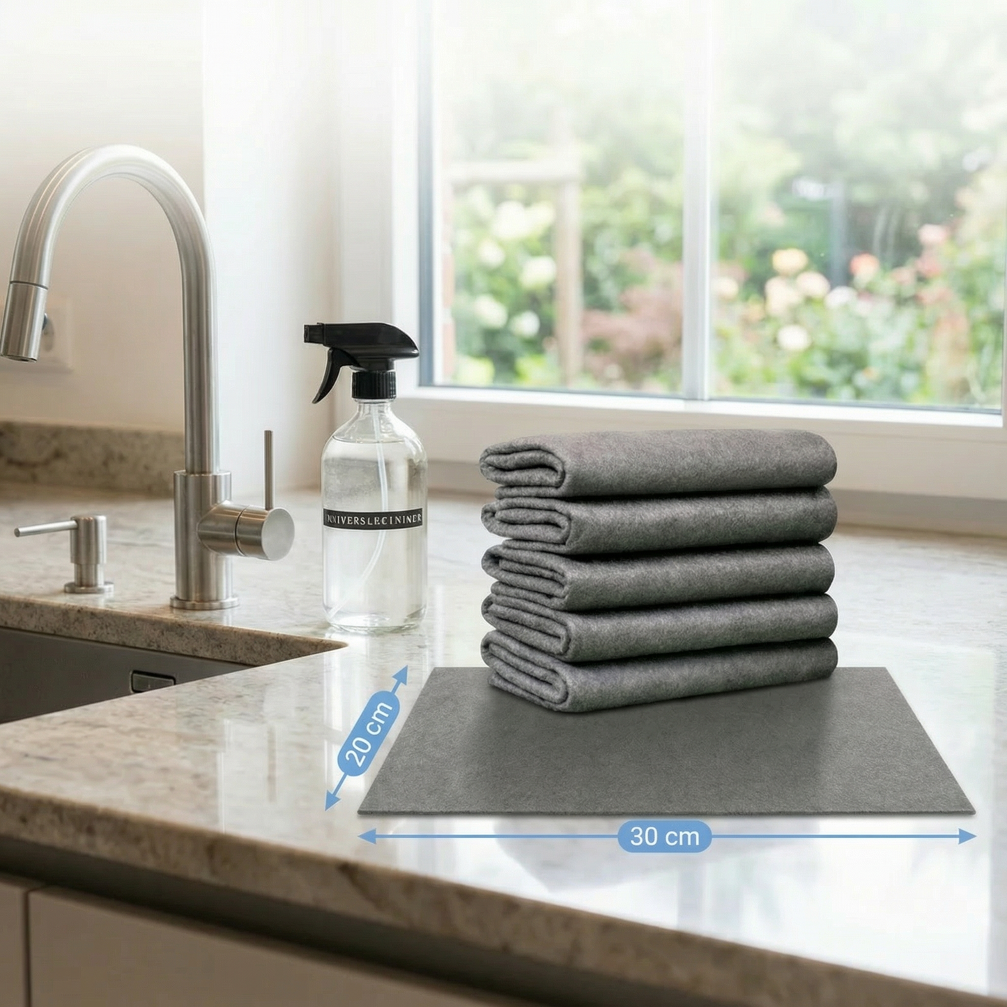 MagicClean Microfibre Cloths – 10-Piece Set | Streak-Free & Reusable