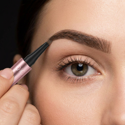 3D Natural-Looking Brow Pen – Waterproof 4-Tip Eyebrow Pencil