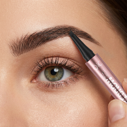 3D Natural-Looking Brow Pen – Waterproof 4-Tip Eyebrow Pencil