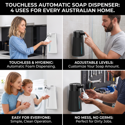 Touchless Automatic Sensor Soap Dispenser with Adjustable Dispensing Levels