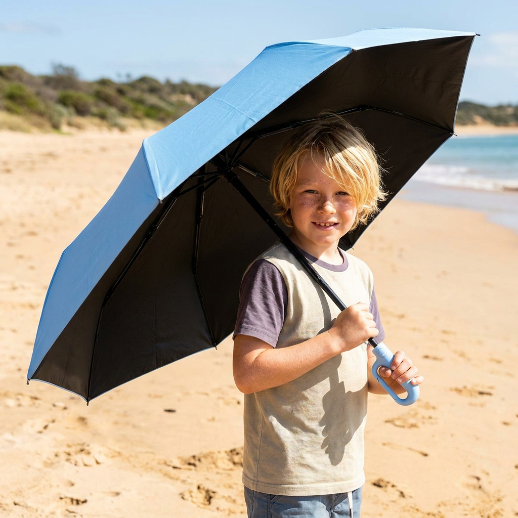 Premium Automatic Folding Umbrella for Sun & Rain – Compact & Windproof