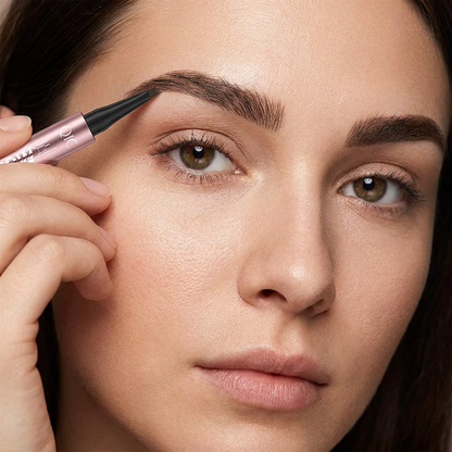 3D Natural-Looking Brow Pen – Waterproof 4-Tip Eyebrow Pencil