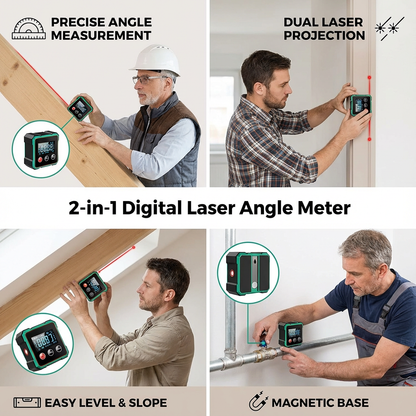 2-in-1 Digital Laser Angle Meter