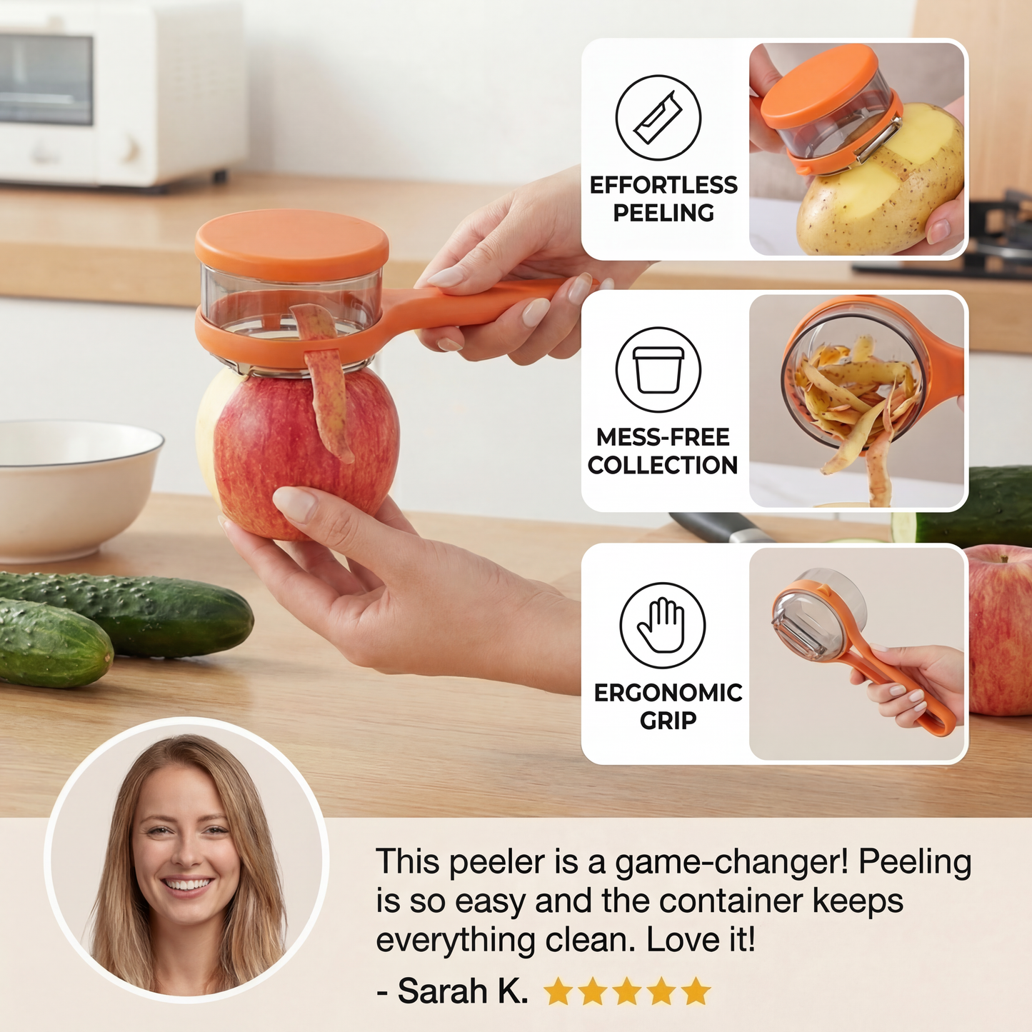 Practical Vegetable Peeler