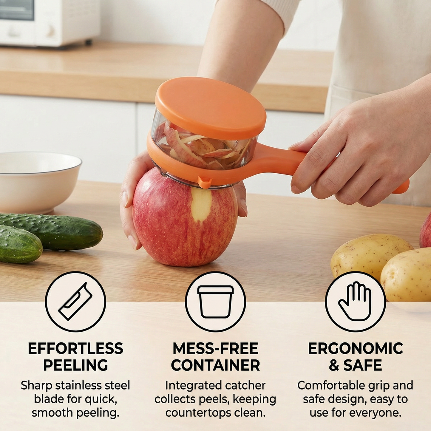 Practical Vegetable Peeler