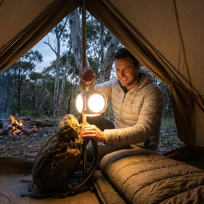 Practical Solar Outdoor and Camping Lamp