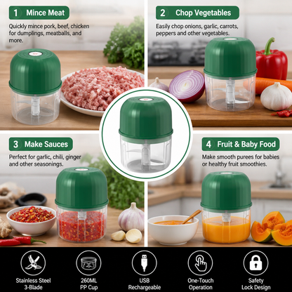 Multifunctional electric multi-chopper