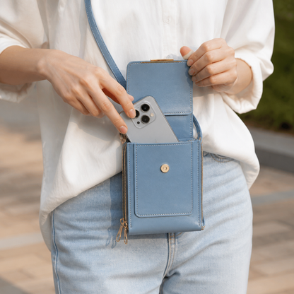 Touchscreen Crossbody Phone Bag – Compact Wallet for Phone, Keys & Essentials