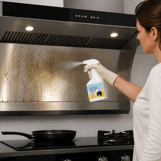 Kitchen Degreaser Spray – Antibacterial Grease Remover with Fresh Scent