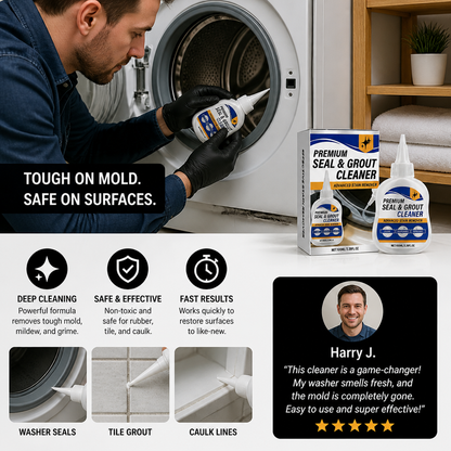 Mold Stain Remover Gel – Heavy-Duty Cleaner for Washer Seals, Grout & Caulk