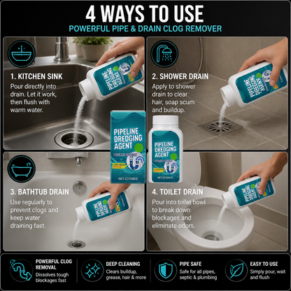 Drain Cleaner – Powerful Pipe & Drain Clog Remover