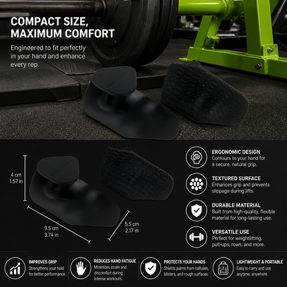 Silicone Gym Grip Gloves for Weightlifting and Cross Training