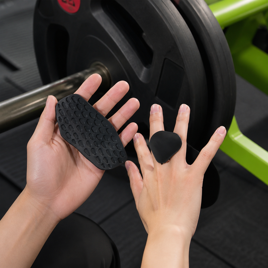 Silicone Gym Grip Gloves for Weightlifting and Cross Training
