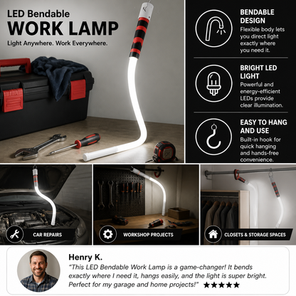 LED Bendable Work Lamp