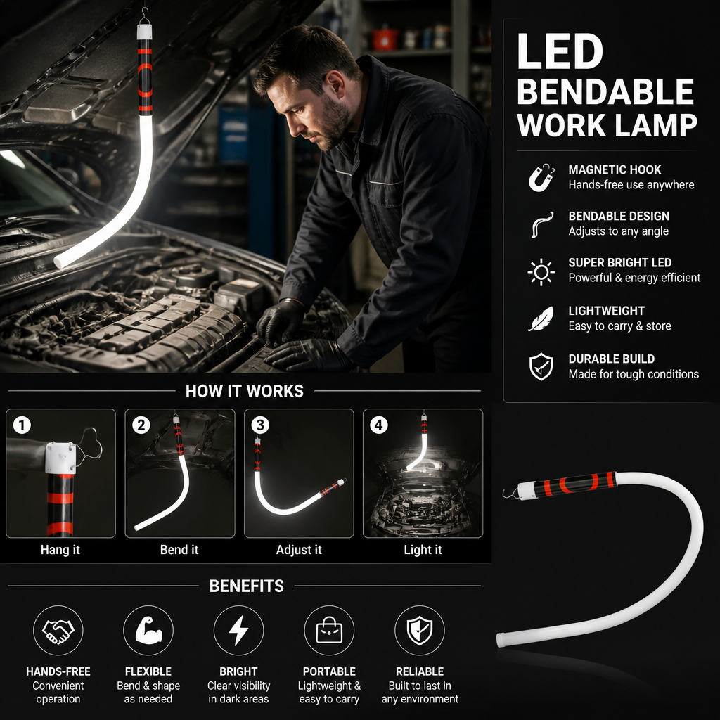 LED Bendable Work Lamp