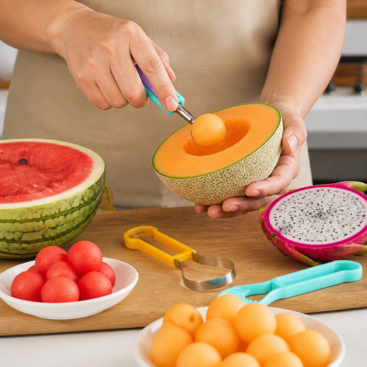 3-in-1 Fruit Carving & Baller Tool Set
