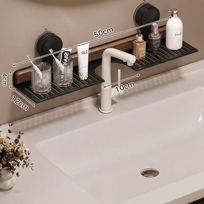 Modern Sink Shelf with Suction Cup – Drill-Free Storage Rack for a Beautiful Home