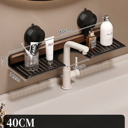 Modern Sink Shelf with Suction Cup – Drill-Free Storage Rack for a Beautiful Home