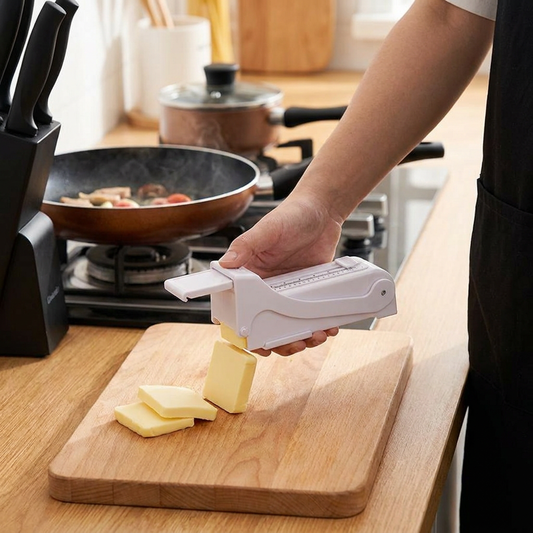 Butter Slicer with Storage Lid for Easy Cutting and Fresh Keeping