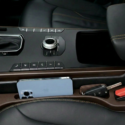 Universal Car Seat Gap Filler with Storage Function for a Cleaner Interior