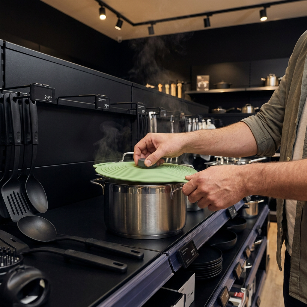 Universal Silicone Pot Cover for Fresh Keeping and Cooking Protection
