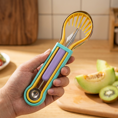 3-in-1 Fruit Carving & Baller Tool Set