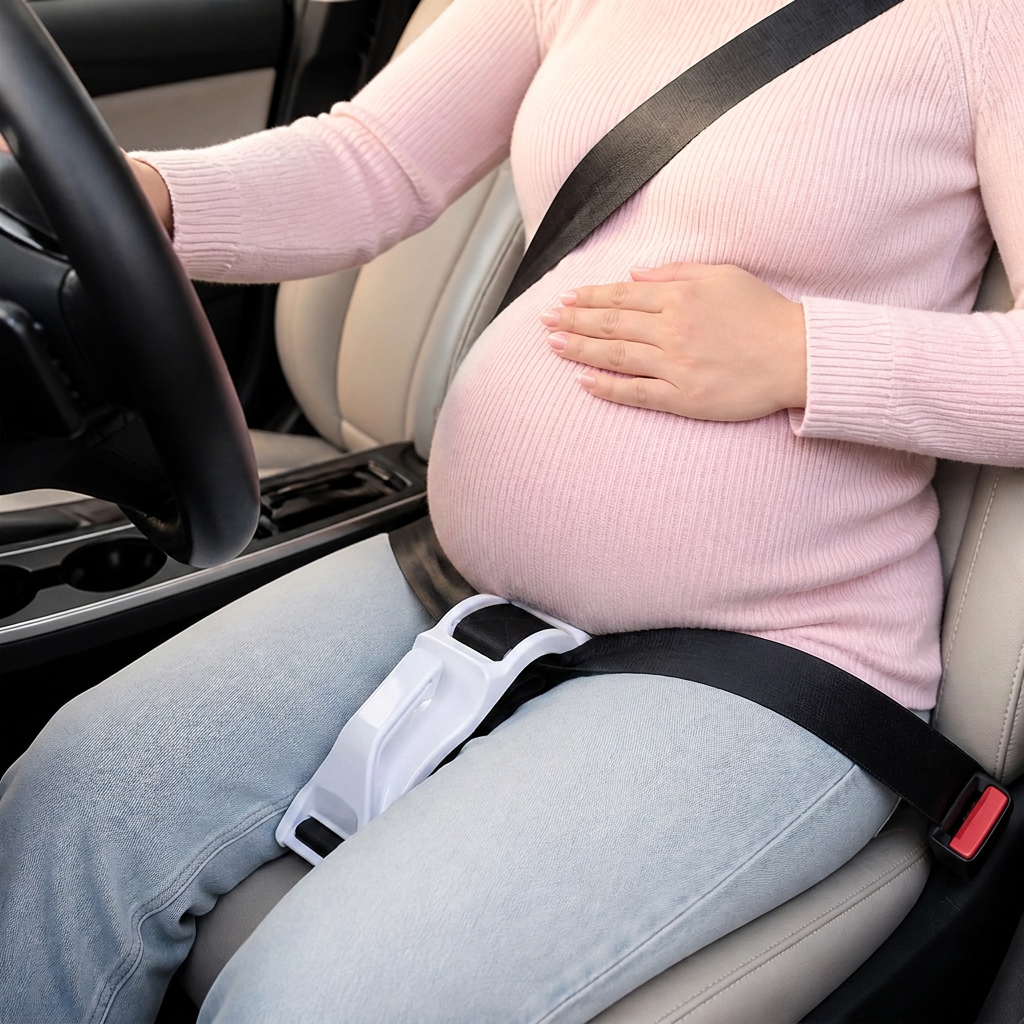 Car Travel Maternity Belly Support Strap – Adjustable & Comfortable Pregnancy Support