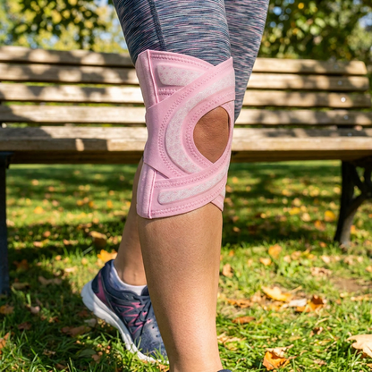 Adjustable Cross-Strap Compression Knee Brace for Sports & Joint Support