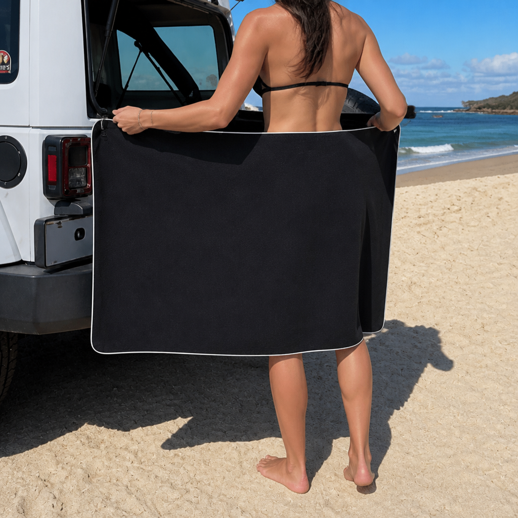 Extra Large Magnetic Bath Towel – Quick-Drying Beach and Bath Towel for Swimming and Outdoor Use