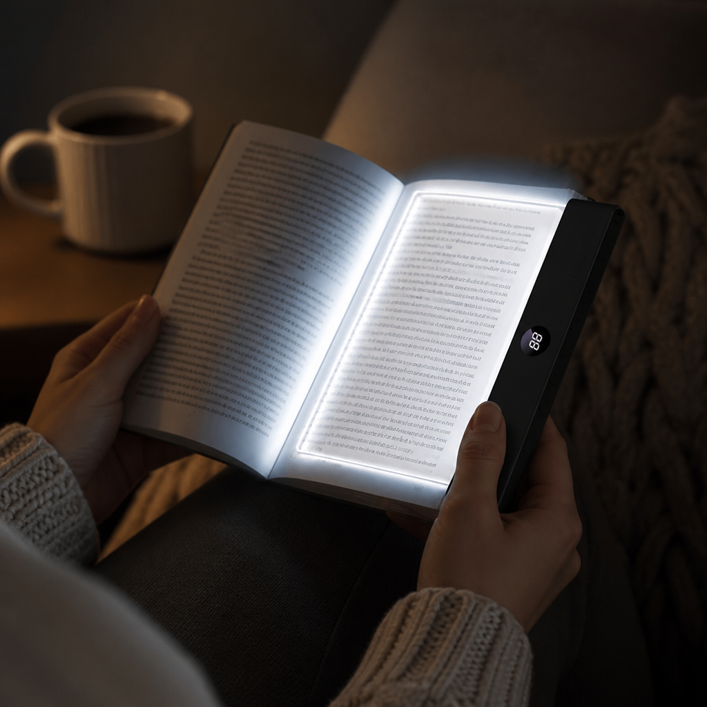 Rechargeable LED Reading Lamp – Portable Book and Night Light for Relaxing and Stress-Free Moments