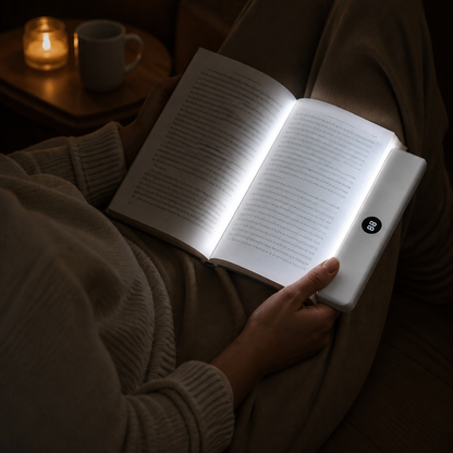 Rechargeable LED Reading Lamp – Portable Book and Night Light for Relaxing and Stress-Free Moments