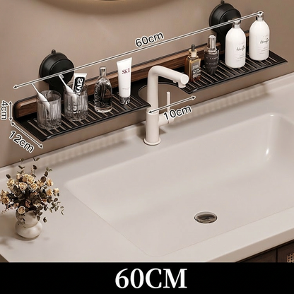 Modern Sink Shelf with Suction Cup – Drill-Free Storage Rack for a Beautiful Home
