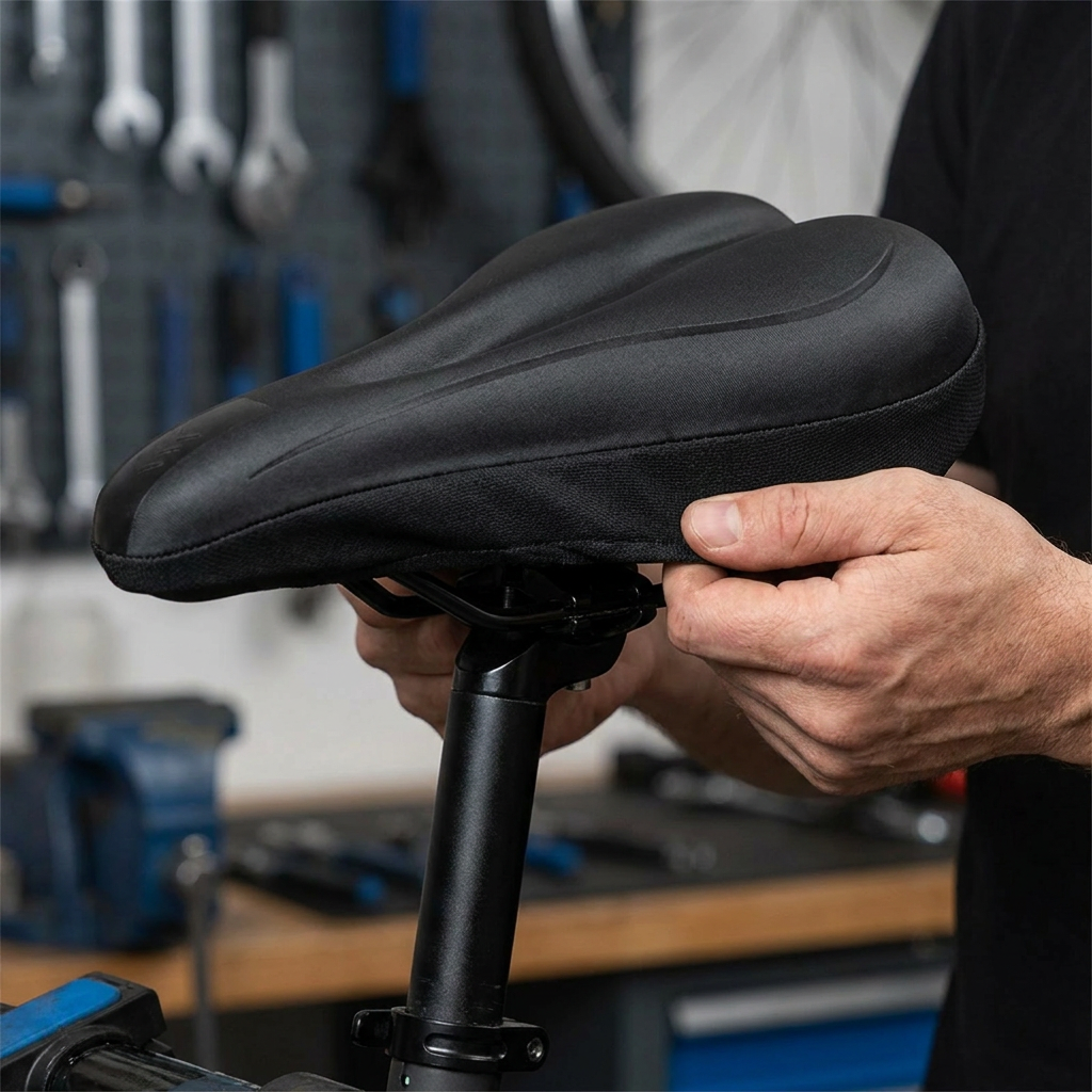 Extra Thick Anti Butt Pain Gel Bike Seat Cover – Soft Comfort Cushion
