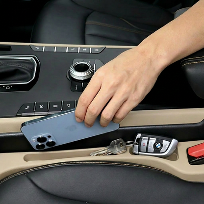 Universal Car Seat Gap Filler with Storage Function for a Cleaner Interior