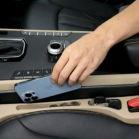 Universal Car Seat Gap Filler with Storage Function for a Cleaner Interior