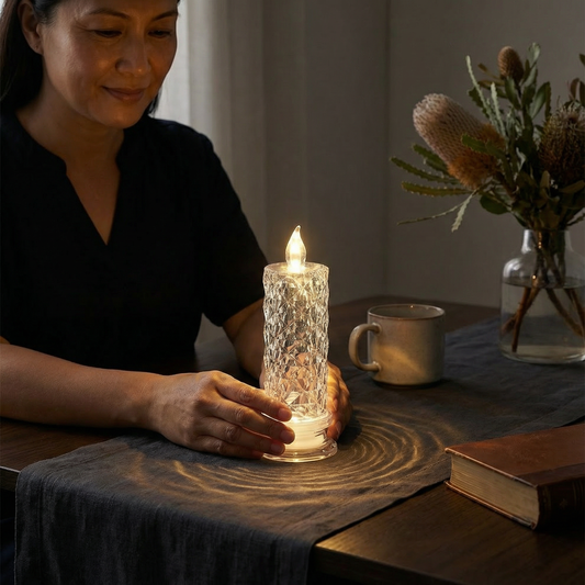 LED Crystal Candle Light