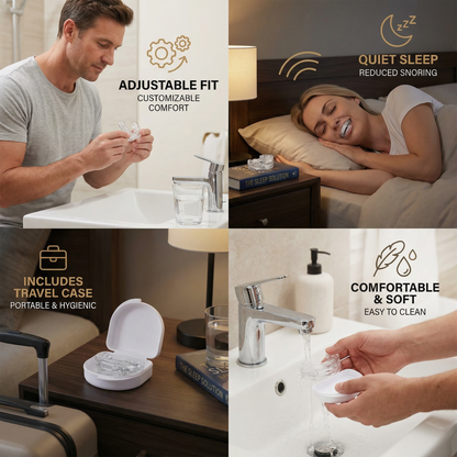 Adjustable Anti-Snoring Mouthpiece | Enjoy Quiet & Restful Sleep