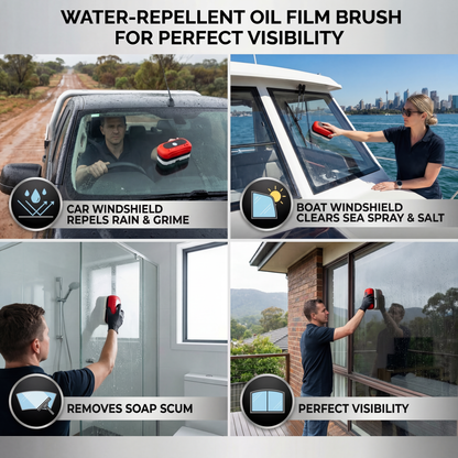 Water - Repellent Oil Layer Brush For Perfect Vision