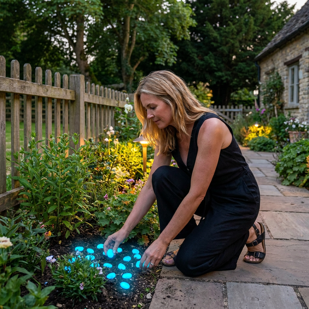 Glow-in-the-Dark Decorative Pebbles
