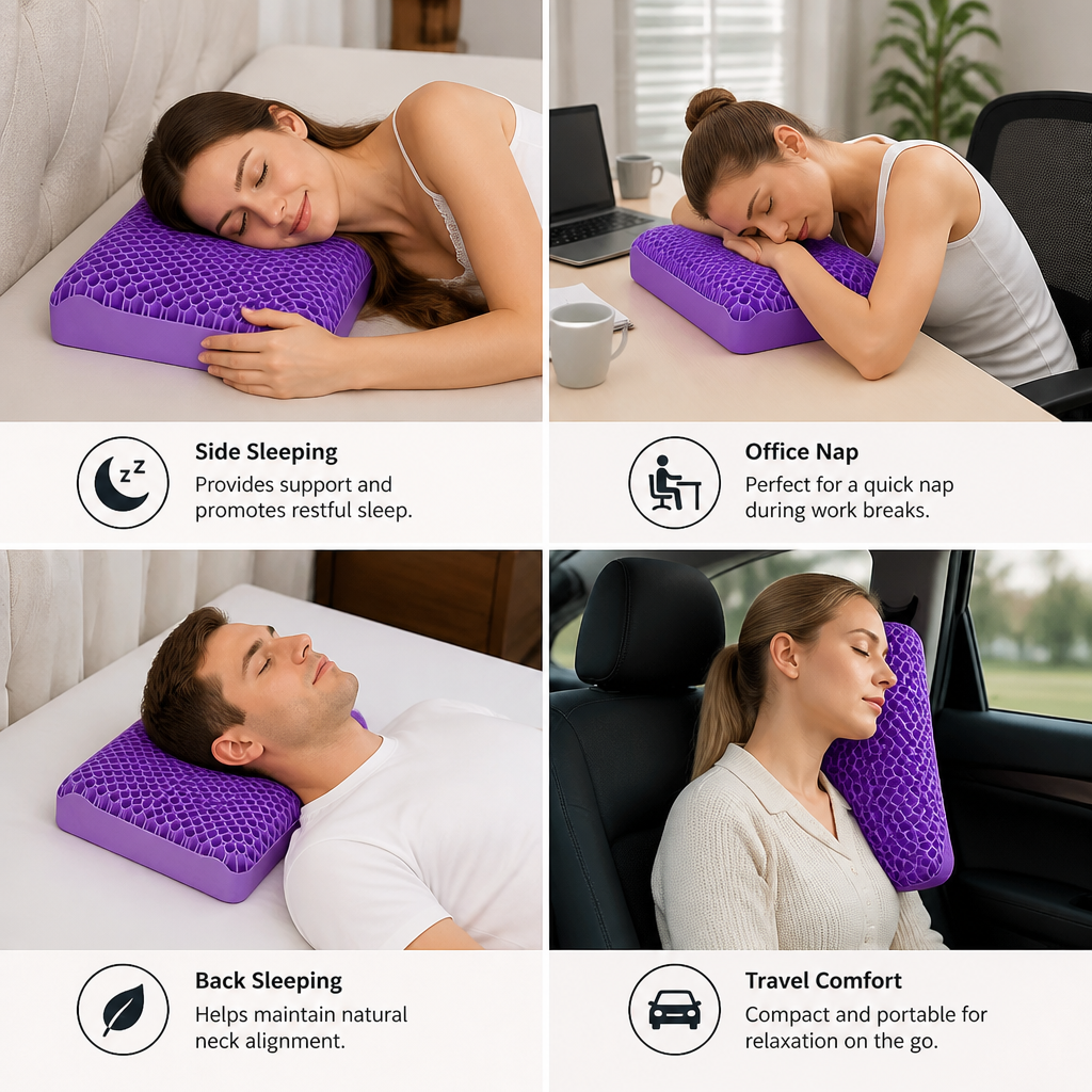 Ergonomic & Breathable Air Pillow for a Restful Sleep