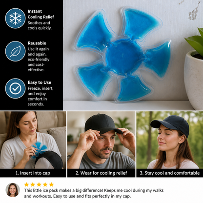 Cooling Cap Ice Pack Insert