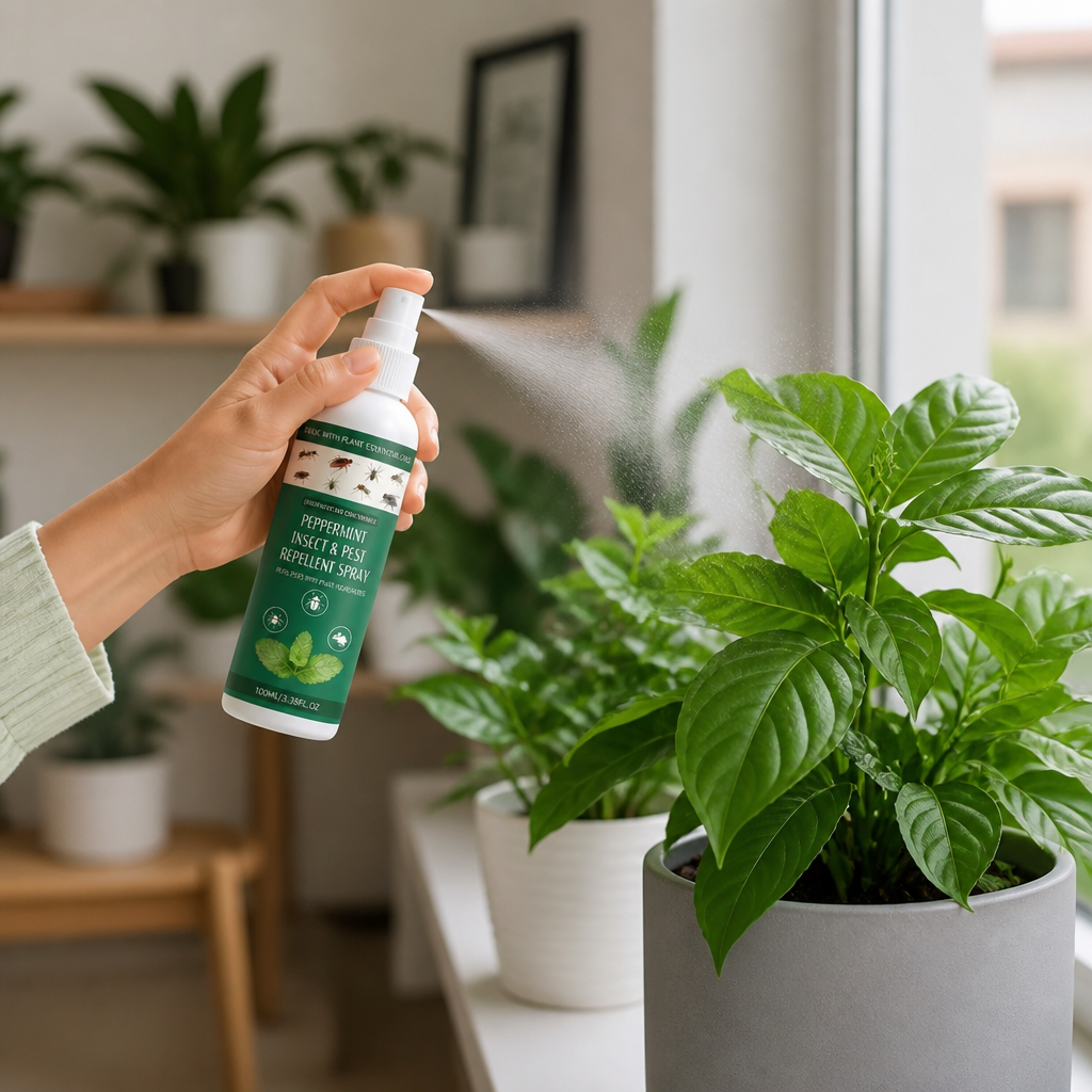 Peppermint Oil Insect & Pest Repellent Spray – For Home & Garden