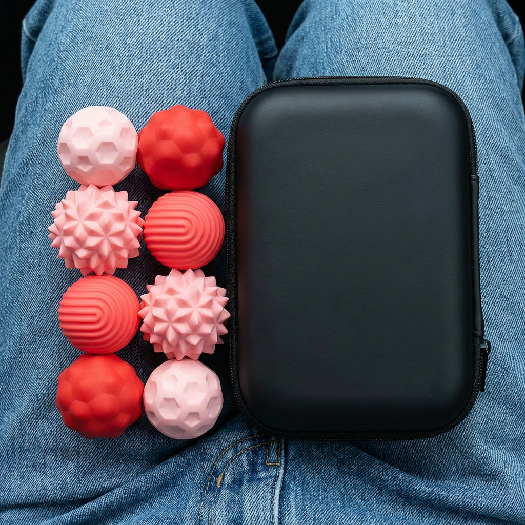 Magnetic Silicone Balls – Sensory Fidget Toy for Stress Relief and Relaxation