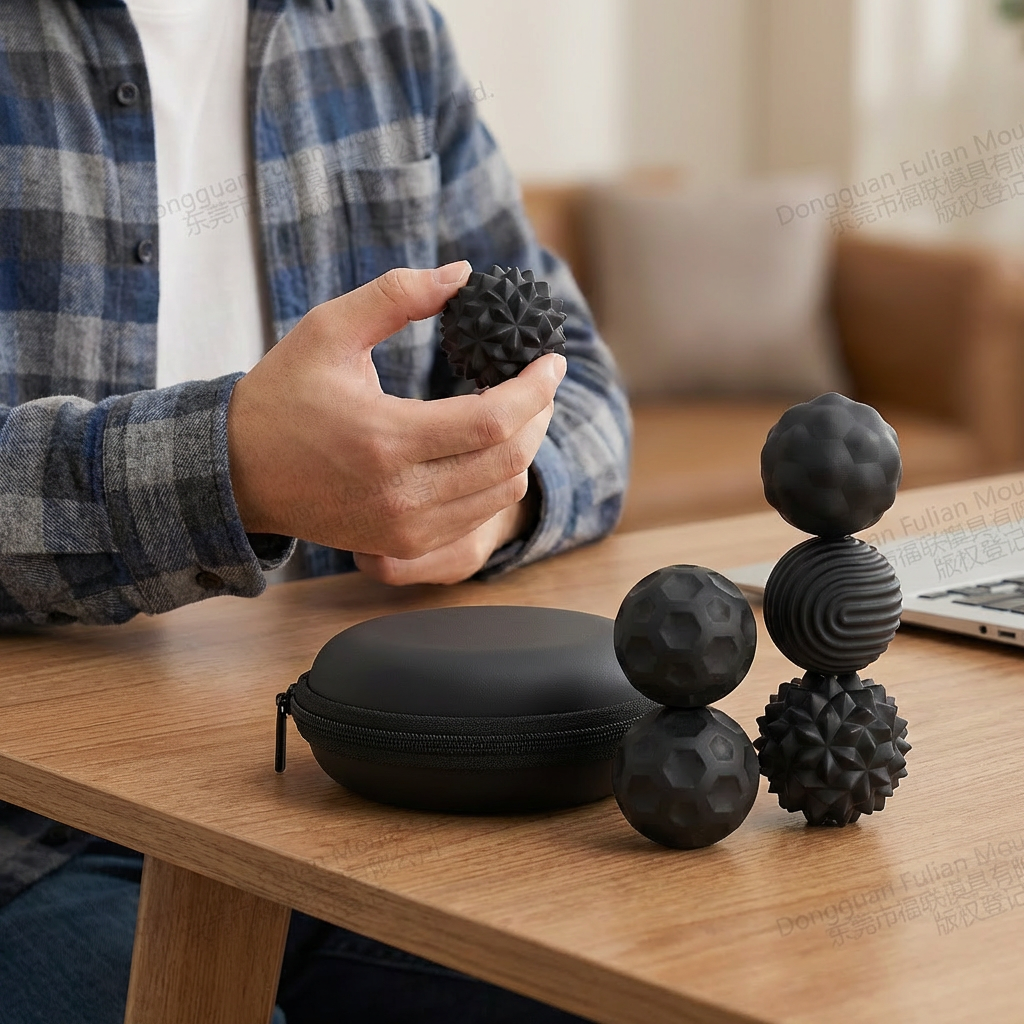 Magnetic Silicone Balls – Sensory Fidget Toy for Stress Relief and Relaxation