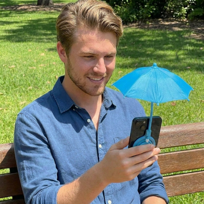 Magnetic Mini Phone Sunshade – Extendable Holder for Flexible Sun Protection on the Go