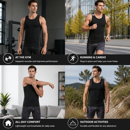 Compression Tank Top for Men, Perfect for Training