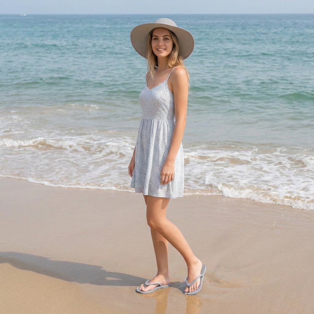 Foldable Travel Flip-Flops – Non-Slip Slippers for Hot Days